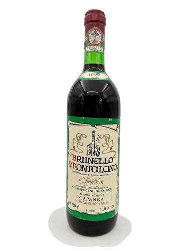1977 capanna brunello - capanna, di